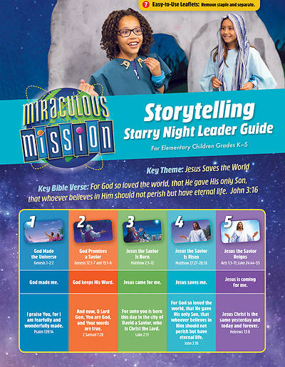 Picture of Vacation Bible School (VBS) 2019 Starry Night Storytelling Guide