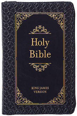 Picture of KJV Holy Bible Zip Midnight