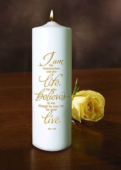 Picture of I Am - Memorial Candle - 3" x 9" Pillar