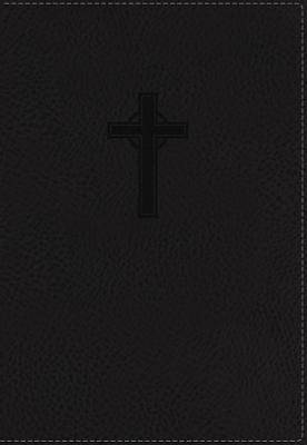 Picture of NKJV, Reference Bible, Compact, Large Print, Imitation Leather, Black, Red Letter Edition