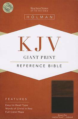Picture of Giant Print Reference Bible-KJV