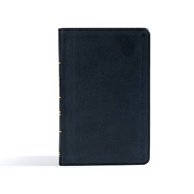 Picture of CSB Ultrathin Reference Bible, Black Leathertouch, Indexed