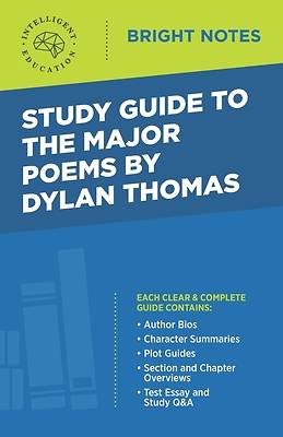 Picture of Study Guide to the Major Poems by Dylan Thomas