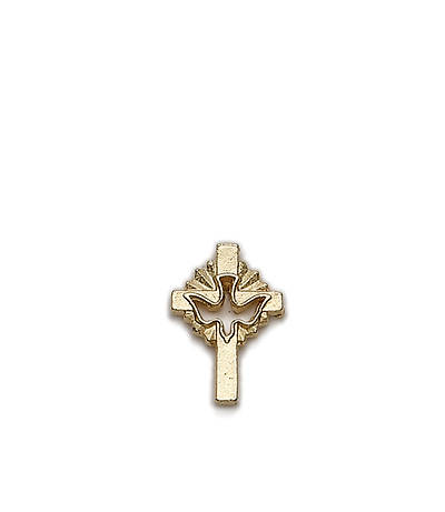 Picture of Pierced Cross With Dove Pin