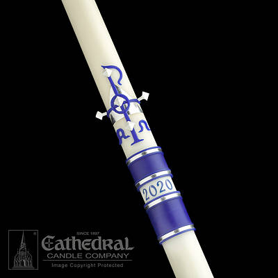 Picture of Cathedral Messiah Paschal Candle 1-1/2" x 34"