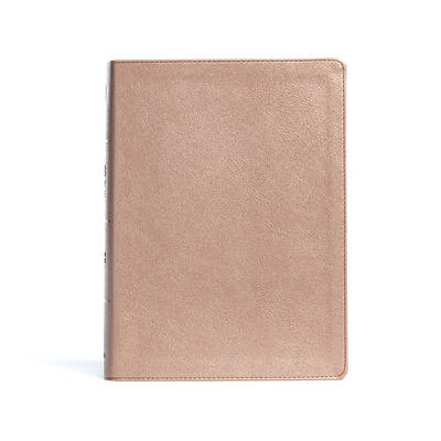 Picture of CSB Study Bible, Rose Gold Leathertouch, Indexed