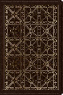 Picture of ESV Personal Reference Bible (Trutone, Brown, Cross Grid Design)