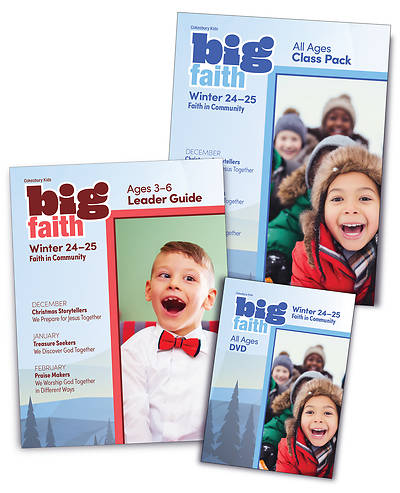 Picture of Cokesbury Kids Big Faith Winter 2024-2025 Leader Kit Ages 3-6