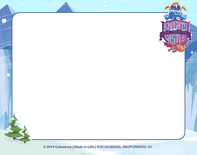 Picture of Vacation Bible School (VBS) 2020 Knights of North Castle Nametag Cards (Pkg of 24)
