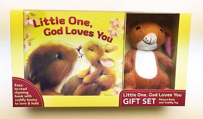 Picture of Little One, God Loves You Gift Set [With Plush]