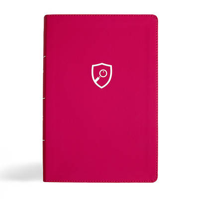 Picture of CSB Defend Your Faith Bible, Pink Leathertouch