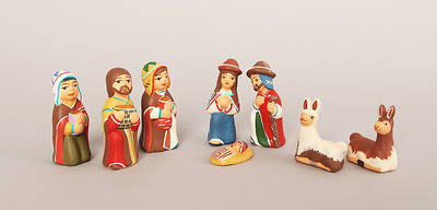 Picture of 8 Piece Andean Nativity Set - Peru