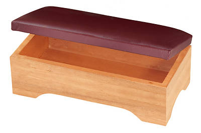 Picture of Personal Kneeler with Storage - Pecan Stain