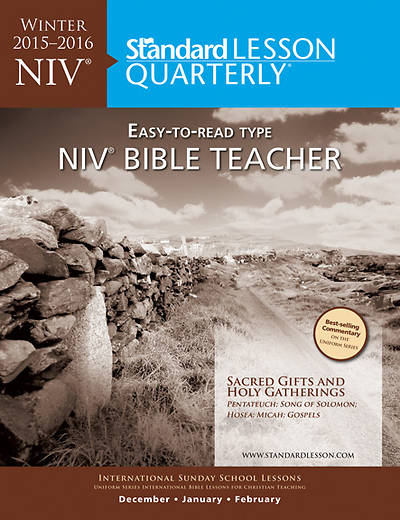 Picture of Standard Lesson Quarterly NIV Teacher Book Winter 2017-18 2017-18