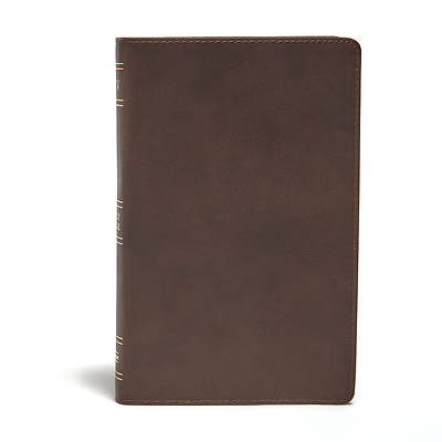 Picture of KJV Ultrathin Reference Bible, Brown Genuine Leather, Indexed