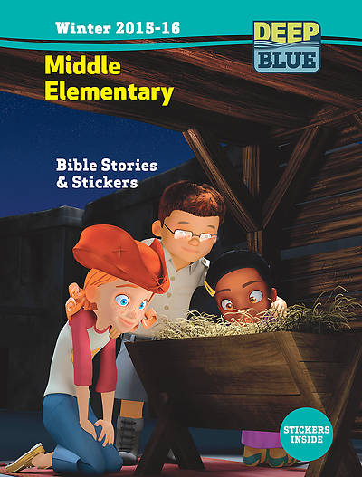 Picture of Deep Blue Middle Elementary Bible Stories & Stickers Winter 2015-16