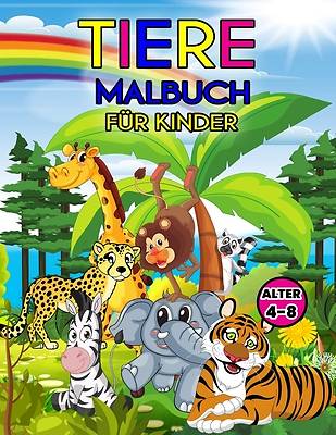 Picture of Tiere Malbuch für Kinder Alter 4-8