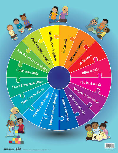 Picture of Vacation Bible School VBS 2026 #KidsConnect Create Connections Poster (17 x 22)