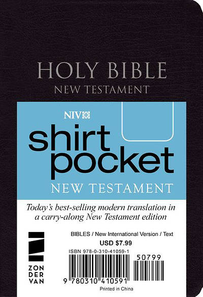 Picture of New International Version Shirt Pocket New Testament