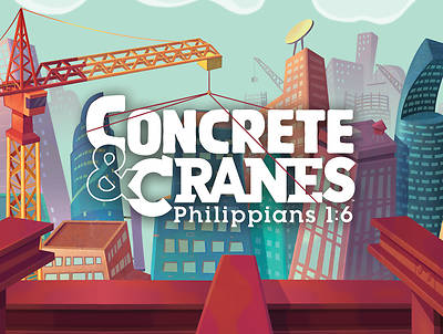 Picture of Vacation Bible School (VBS) 2020 Concrete and Cranes Note Cards Pkg 10