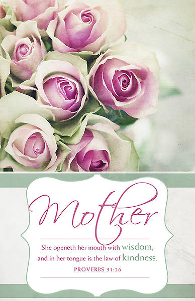 Picture of Mother's Day Bulletin - Proverbs 31:26 KJV - Reg (Pkg 100)