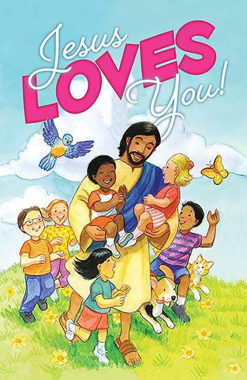 Picture of Jesus Loves You Postcard 1 John 3:1 (Package of 25)