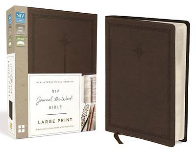 Picture of NIV Journal the Word Bible, Large Print, Imitation Leather, Brown