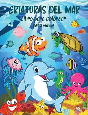 Picture of CRIATURAS DEL MAR Libro para colorear para niños