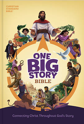 CSB One Big Story Bible, Revised & Updated, Easy-To-Read Optimal Type, Hardcover