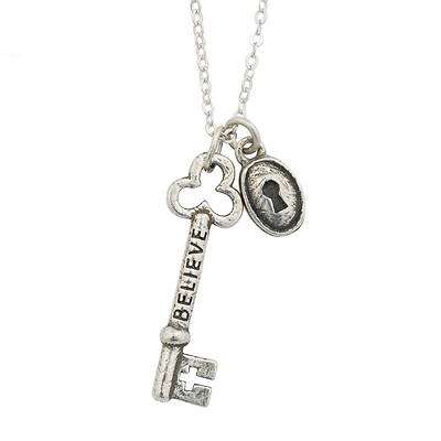 Picture of Believe Key Necklace