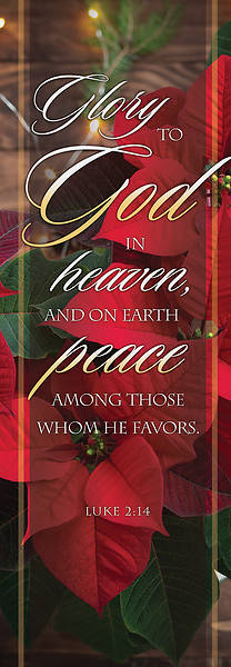 Picture of Glory to God Christmas Banner 2 x 6 Fabric