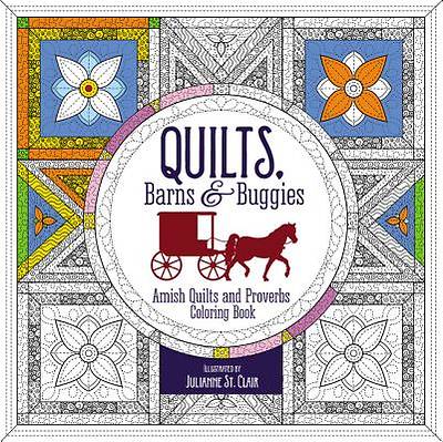 Picture of Quilts, Barns and Buggies Adult Coloring Book