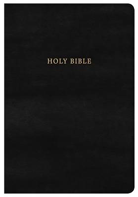 Picture of NKJV Super Giant Print Reference Bible, Classic Black Leathertouch