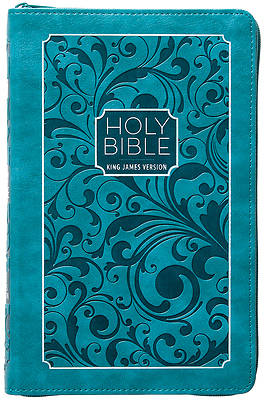 Picture of KJV Holy Bible Zip Turquoise