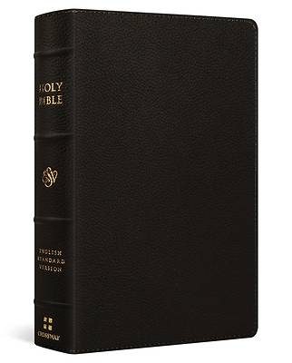 ESV Giant Print Personal Size Bible, Red Letter (Buffalo Leather, Deep Brown)