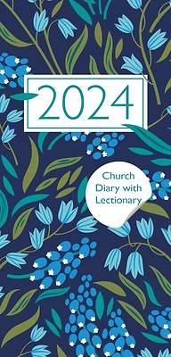 Picture of Church Pocket Book and Diary 2024 Navy Floral