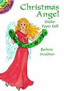 Picture of Christmas Angel Sticker Paper Doll