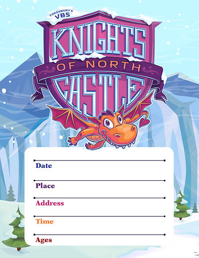 Picture of Vacation Bible School (VBS) 2020 Knights of North Castle Small Promotional Poster (Pkg of 2)