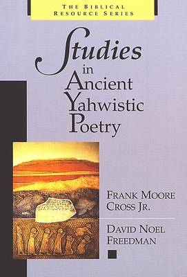 Picture of Studies in Ancient Yahwistic Poetry