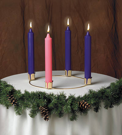 Picture of Advent Wreath and Candle Set