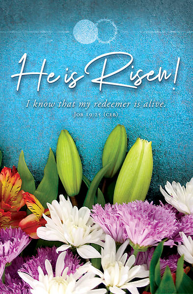 Picture of He Is Risen! Easter Regular Size Bulletin