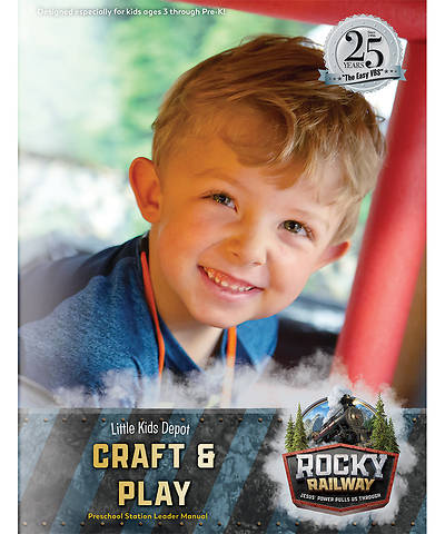 Picture of Vacation Bible School VBS 2021 Rocky Railway Little Kids Depot Craft & Play Leader Manual