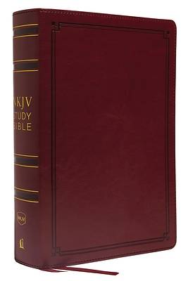 Picture of NKJV Study Bible, Imitation Leather, Red, Red Letter Edition, Comfort Print