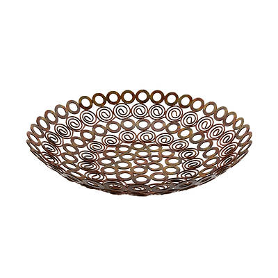 Picture of India Wire Bowl - Circles and Swirls