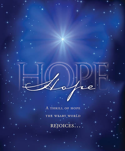 Picture of Hope A Thrill Hope Advent Legal Size Bulletin