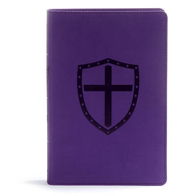Picture of CSB Defend Your Faith Bible, Plum Leathertouch