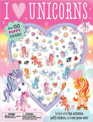Picture of Puffy Stickers I Love Unicorns