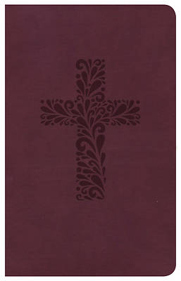 Picture of CSB Pocket Gift Bible, Burgundy Leathertouch