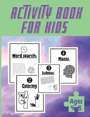 Picture of Activity Book For Kids Ages 4-8