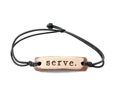Picture of Inspirational Clay Wrist Band - Serve